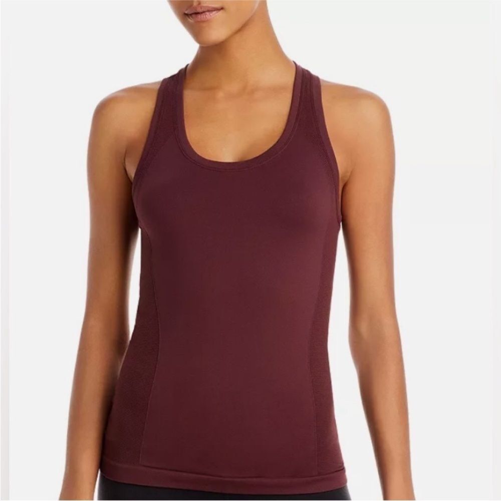 Sweaty Betty Athlete Seamless Workout Tank Top in Vine Red Size Medium